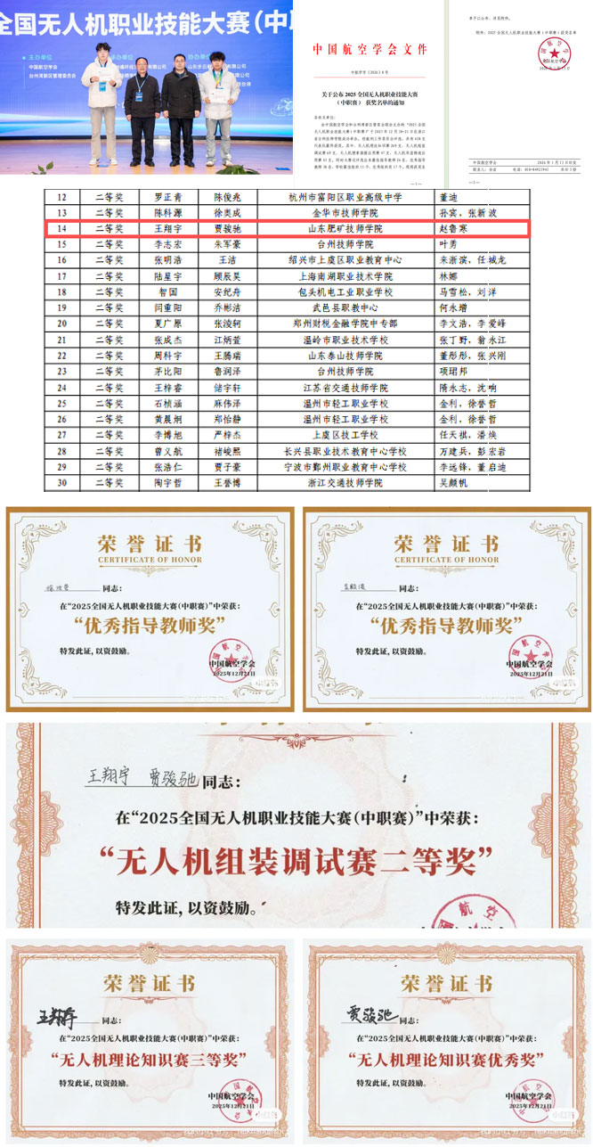 全国无人机技能大赛中职