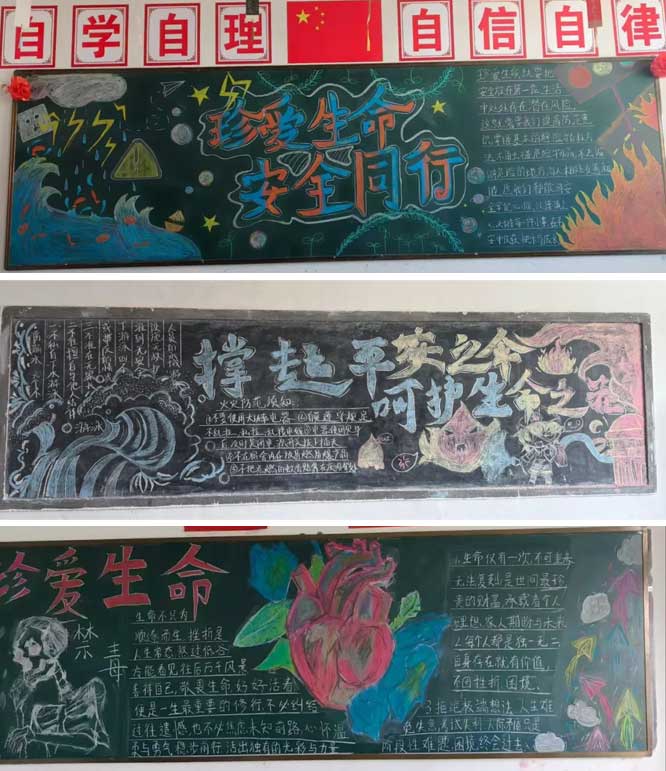 安全主题黑板报